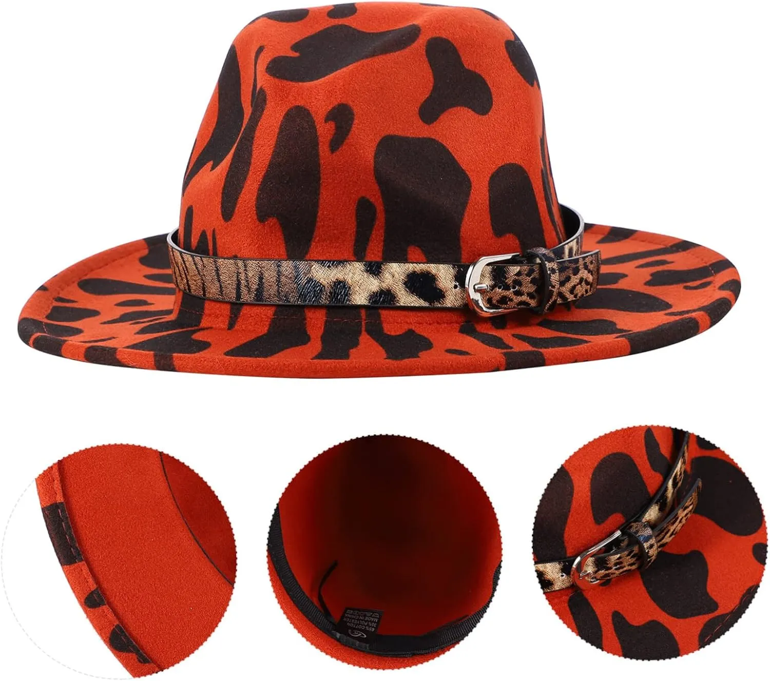 1pc Jazz Top Hat Party Performance Hat Fedora Hat Fedora Cosplay Cap Ladies Cap Flat Cap Ladies Hat