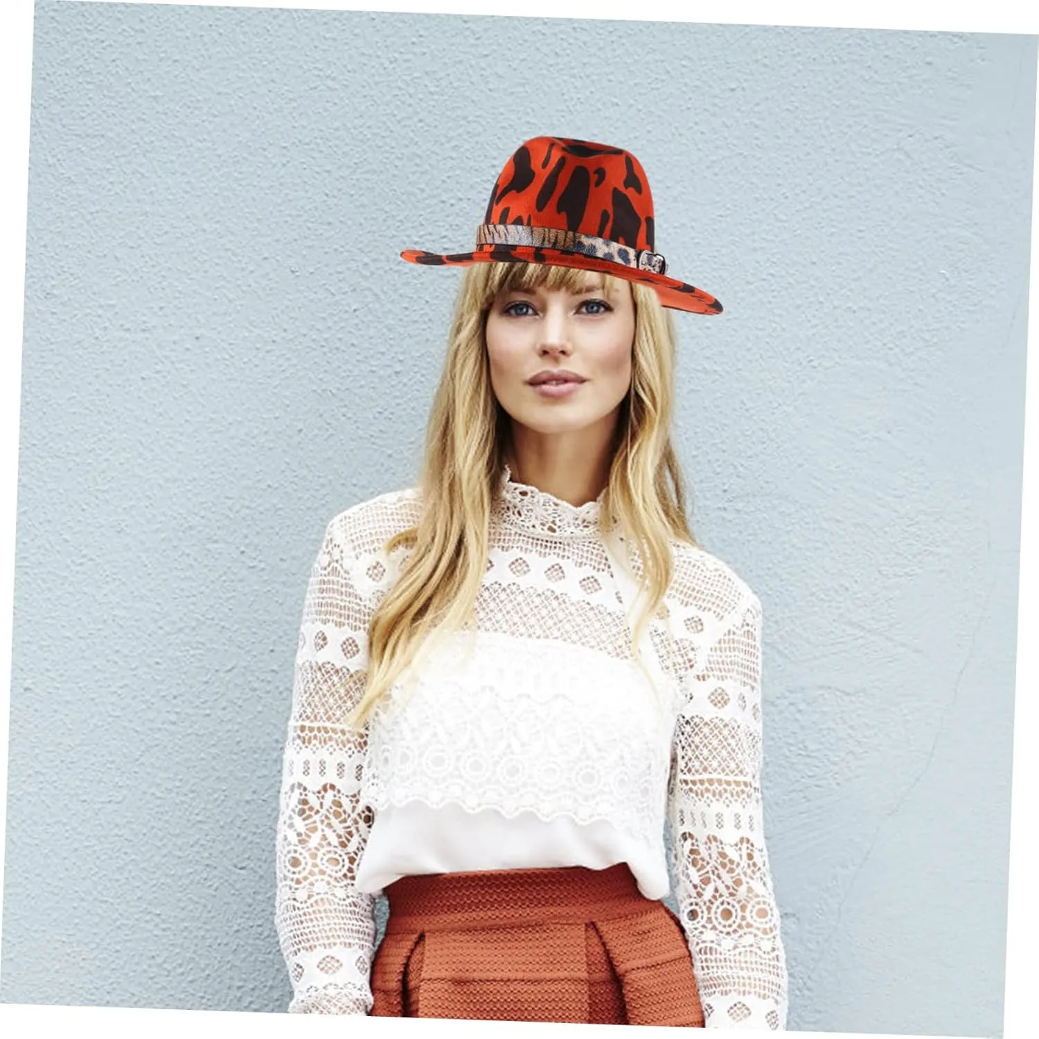 1pc Jazz Top Hat Party Performance Hat Fedora Hat Fedora Cosplay Cap Ladies Cap Flat Cap Ladies Hat