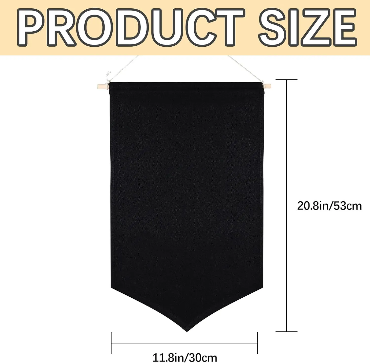5 PCS Canvas Banners Wall Hanging Brooch Jewelry Storage Case Stand Enamel Pin Display, Sublimation blank Banner,Holder Earrings Necklace Pin Collection Organizer