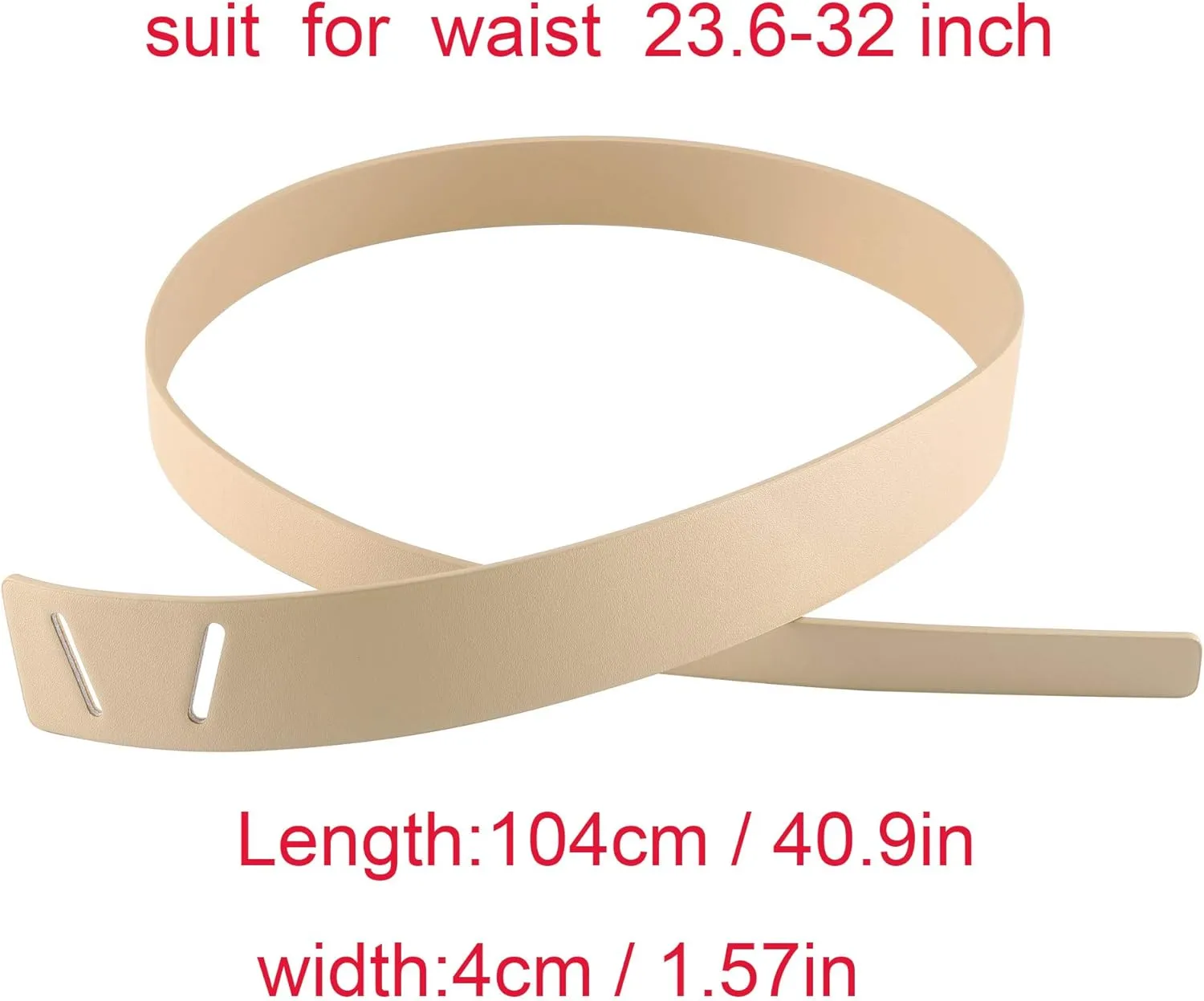 Ayliss Women Fashion Leather Belt for Jeans Jumpsuit Coat Dress Belt Faux Leather Waistband Tie Knot Waist Belt