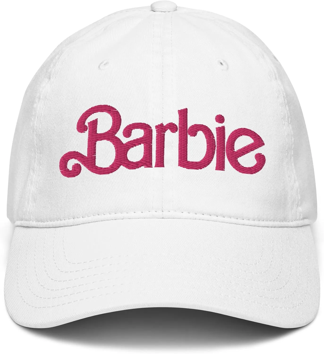 Barbie Flamingo Pink Logo Adjustable Baseball Hat