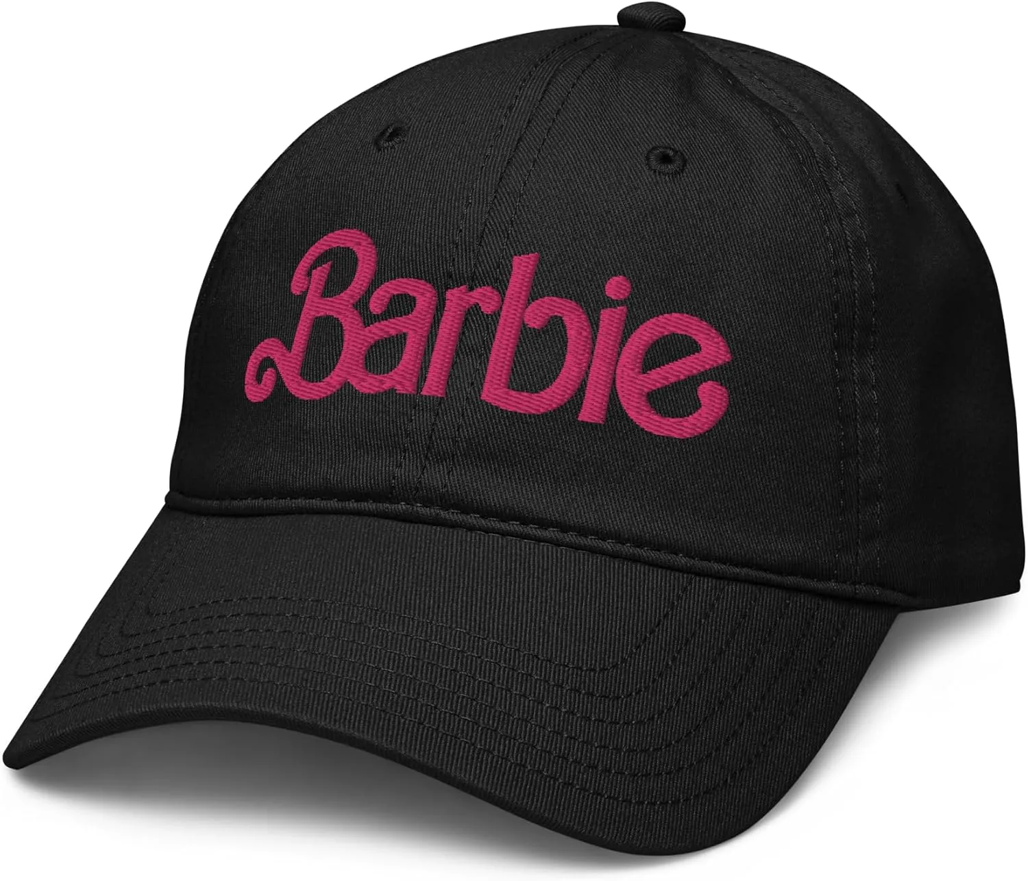 Barbie Flamingo Pink Logo Adjustable Baseball Hat