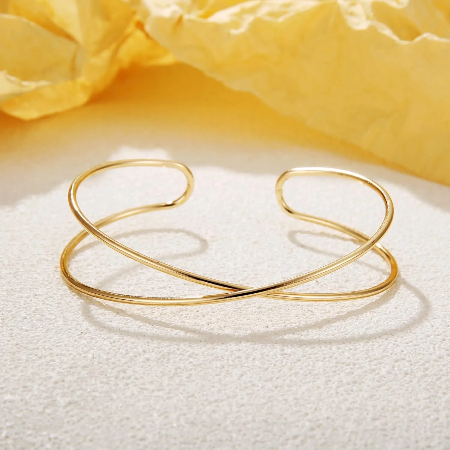 BOMAIL 6-Piece Arm Cuff Set - Gold Armlet, Armband, Adjustable Coil Swirl Upper Arm Cuff Jewelry