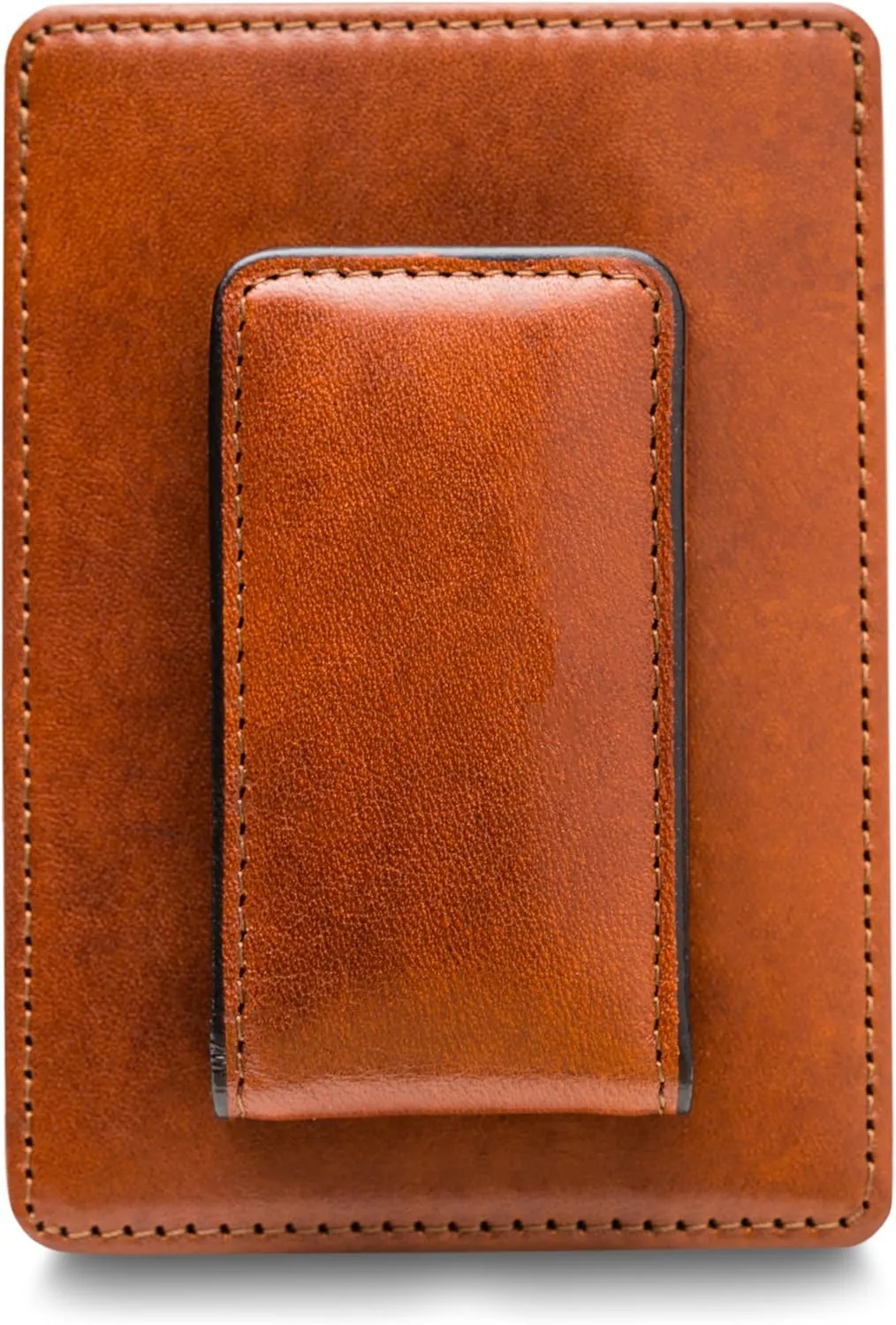 Bosca Old Leather RFID Blocking Front Pocket Wallet with Magnetic Money Clip - Leather Wallet for Men
