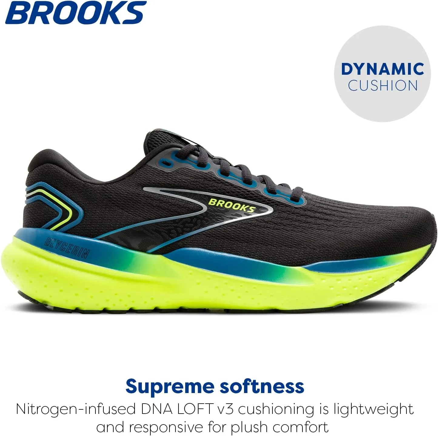Brooks Mens Glycerin 21 Neutral Running Shoe