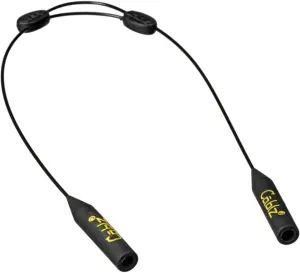 Cablz Zipz Adjustable Eyewear Retainer | Adjustable, Lightweight, Low Profile, Off-The-Neck Eyewear Retainer Strap | Black