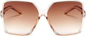 Dollger Oversized Square Sunglasses for Women Big Large Wide Fashion Shades for Men UV Protection Unisex