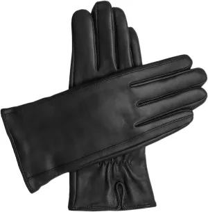 Downholme Vegan Leather Gloves for Women