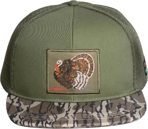 EDTREK Outdoorsman Pro Trucker Breathable Mesh Performance Cap - Flat Brim Snapback Hat