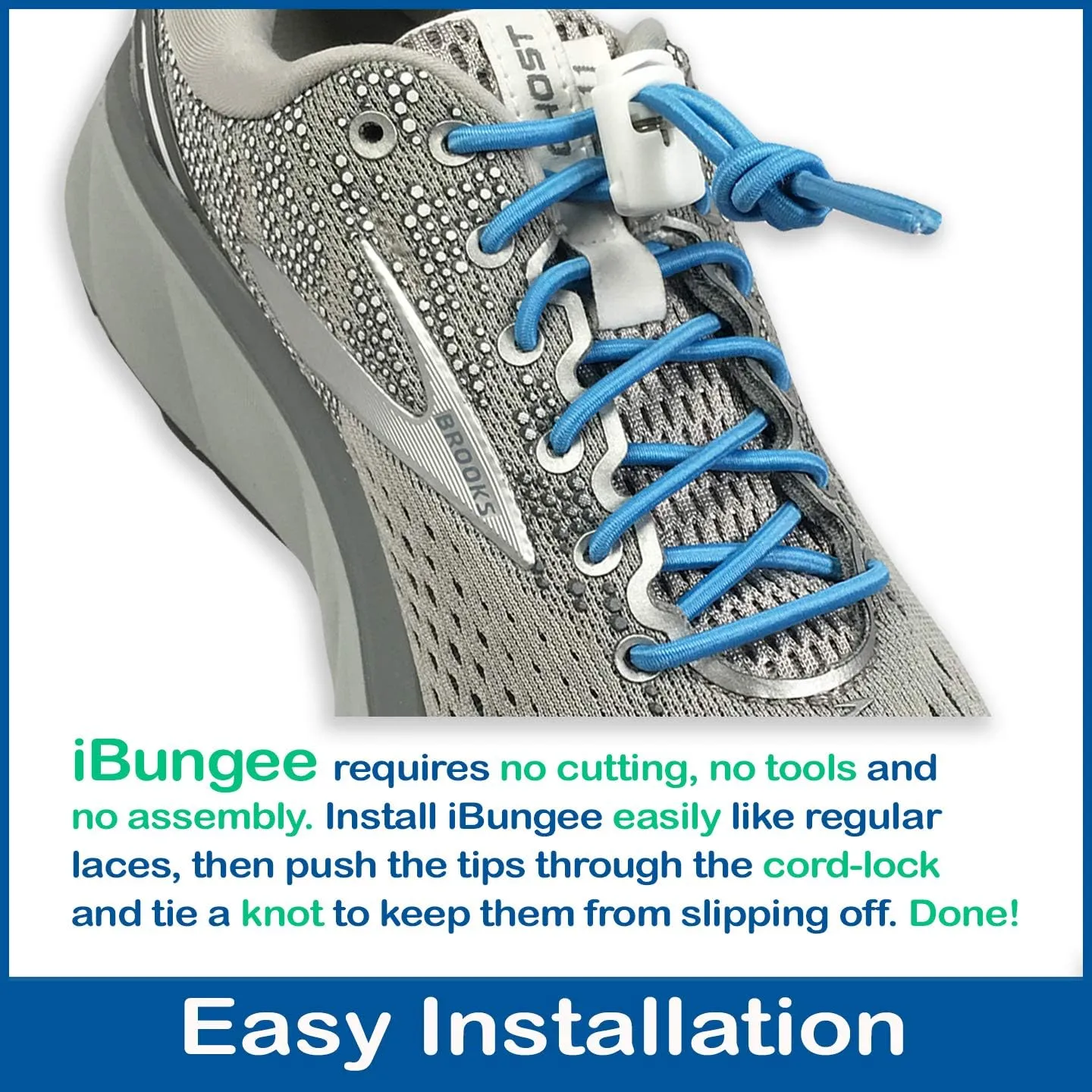 (Elastic No Tie Shoelaces (Made in the USA)