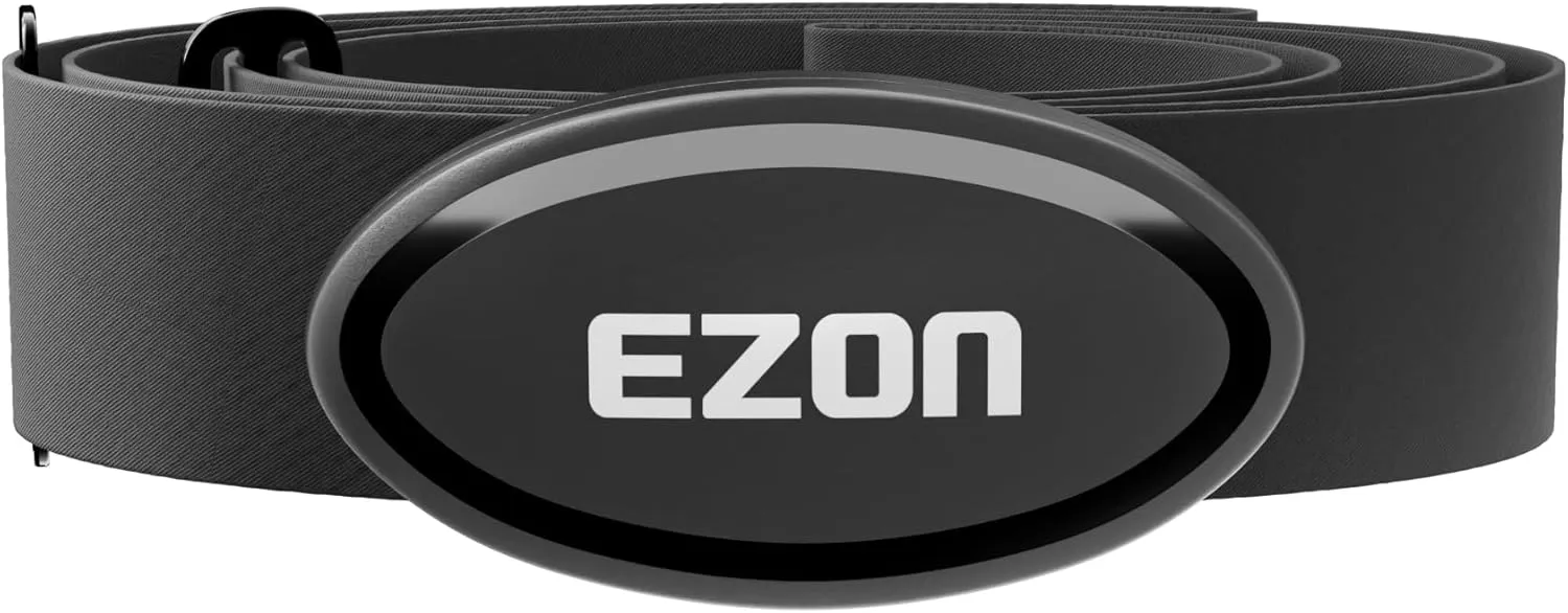 EZON Heart Rate Monitor Chest Strap, Bluetooth 5.1 & ANT  Sensor, 3ATM Waterproof, Compatible with Garmin, Wahoo, Polar, Strava for Running, Cycling, Workout(C009 Pro)