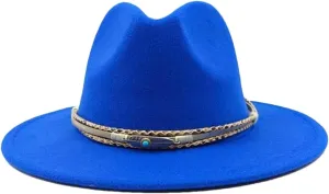 Fedoras Accessories Men's Gentlemen Women's Church Hat Wide Brimmed Jazz Hat Sombrero 18 M55-58cm Fedoras Accessories Men's Gentlemen Women's Church Hat Wide Brimmed Jazz Hat Sombrero 18 M55-58cm