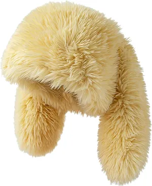 Furry Beanie Bunny Ears Hat Fluffy Warm Hat Plush Slouchy Beanies for Indoor and Outdoor