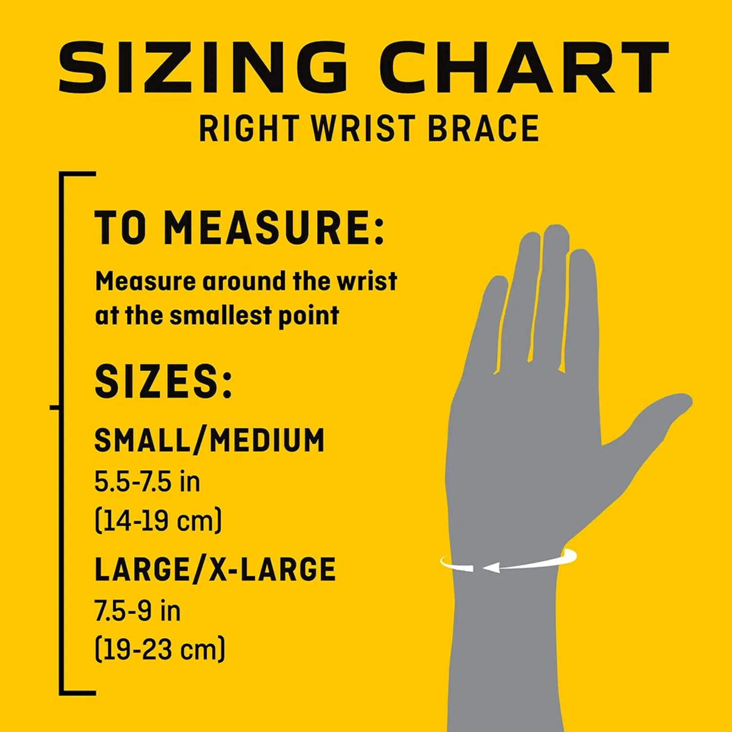 FUTURO Deluxe Wrist Stabilizer Right Hand, S/M