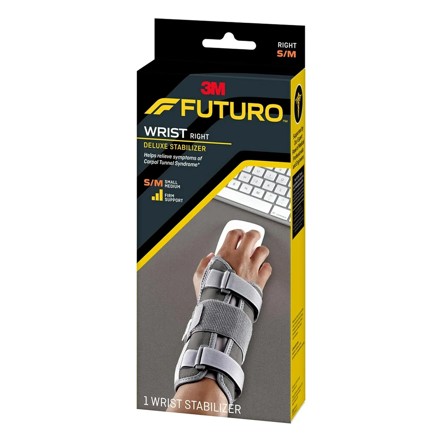 FUTURO Deluxe Wrist Stabilizer Right Hand, S/M