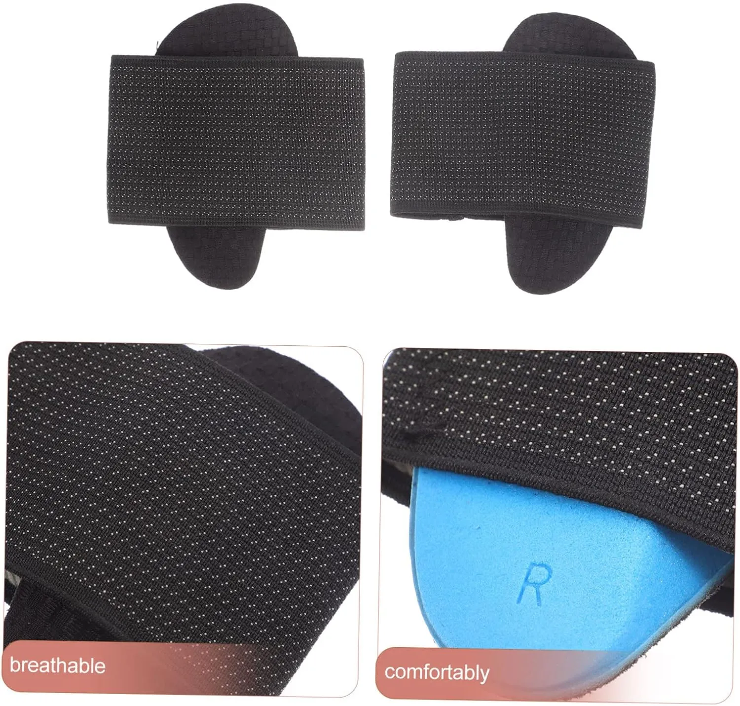Gatuida 1 Pair Foot Pad Foot Brace for Arch Pain Arch Support Wrap of Foot Cushion Floor Mats for Kids Flat Foot Support Arch Support Arch Pads Child Arch of Foot Nylon