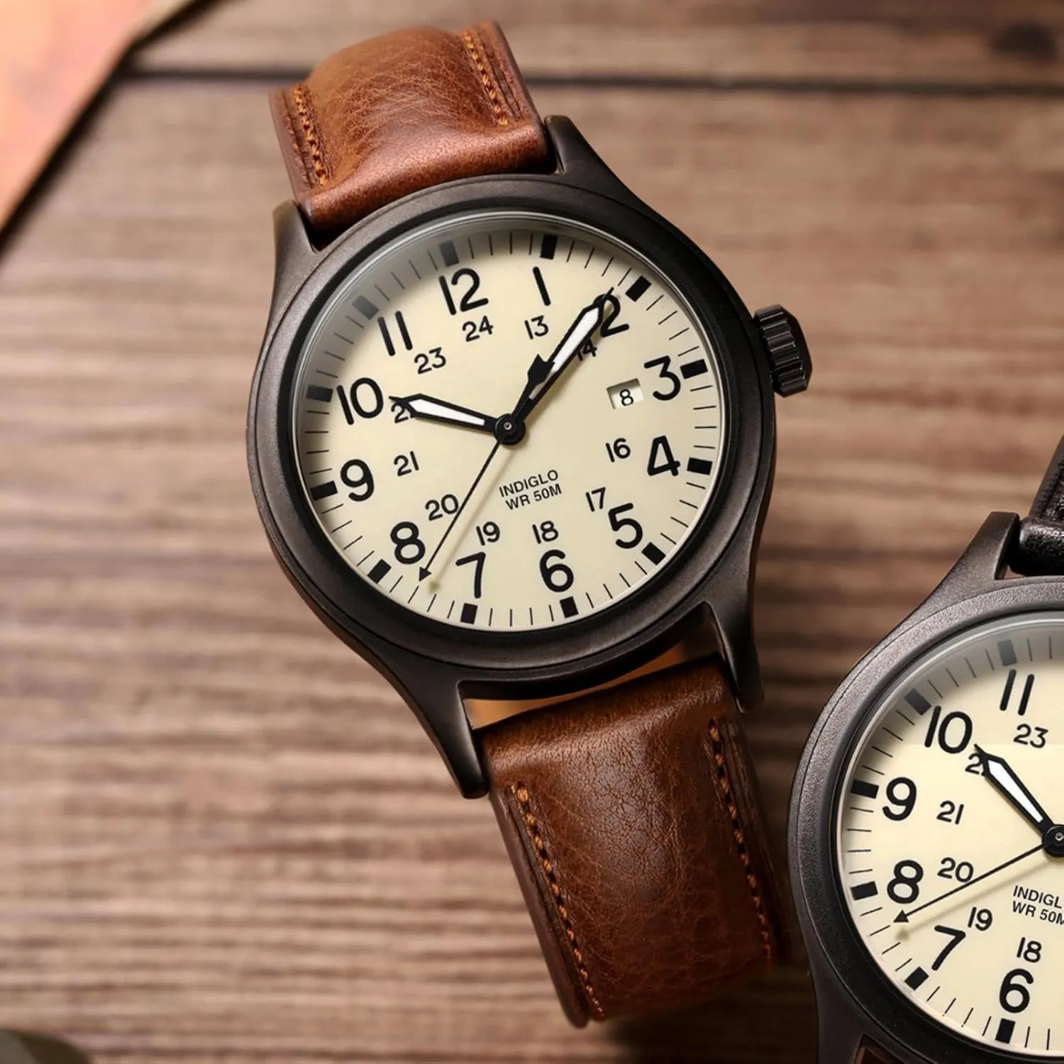 Getalia Italian leather Watch Band Tuscany Natural Vegetable-Tanned Full Grain Genuine Leather,18mm 19mm 20mm 21mm 22mm Quick Release Replacement Watch Straps for Men and Women Thick and Soft