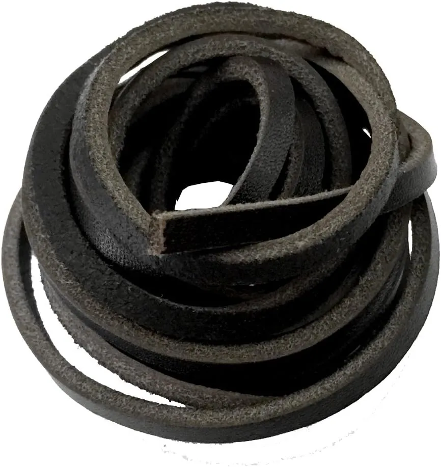 Goodlace 1 PCS of 1/8" Rawhide Leather Shoelaces Shoe Boot Laces Shoestrings Cord