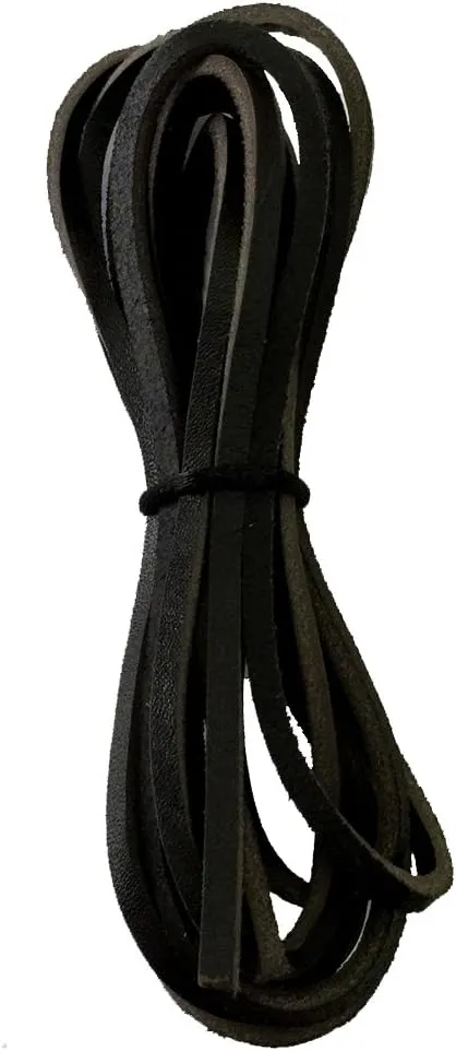 Goodlace 1 PCS of 1/8" Rawhide Leather Shoelaces Shoe Boot Laces Shoestrings Cord