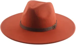 Hats for Women Man Hat Male Fedoras Winter Felted Hat Big Brim 9.5CM Belt Band Casual Solid Panama Cap Hats for Women Man Hat Male Fedoras Winter Felted Hat Big Brim 9.5CM Belt Band Casual Solid Panama Cap