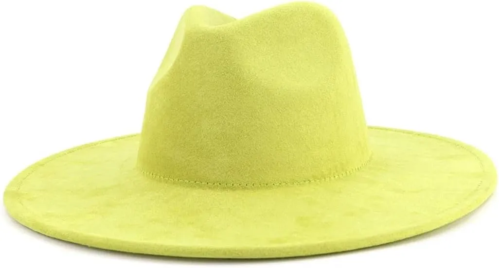 Hgvcfcv Men's and Women's Jazz Hat British Style Sombrero Hombre Fedora Hats for Women Fashionable
