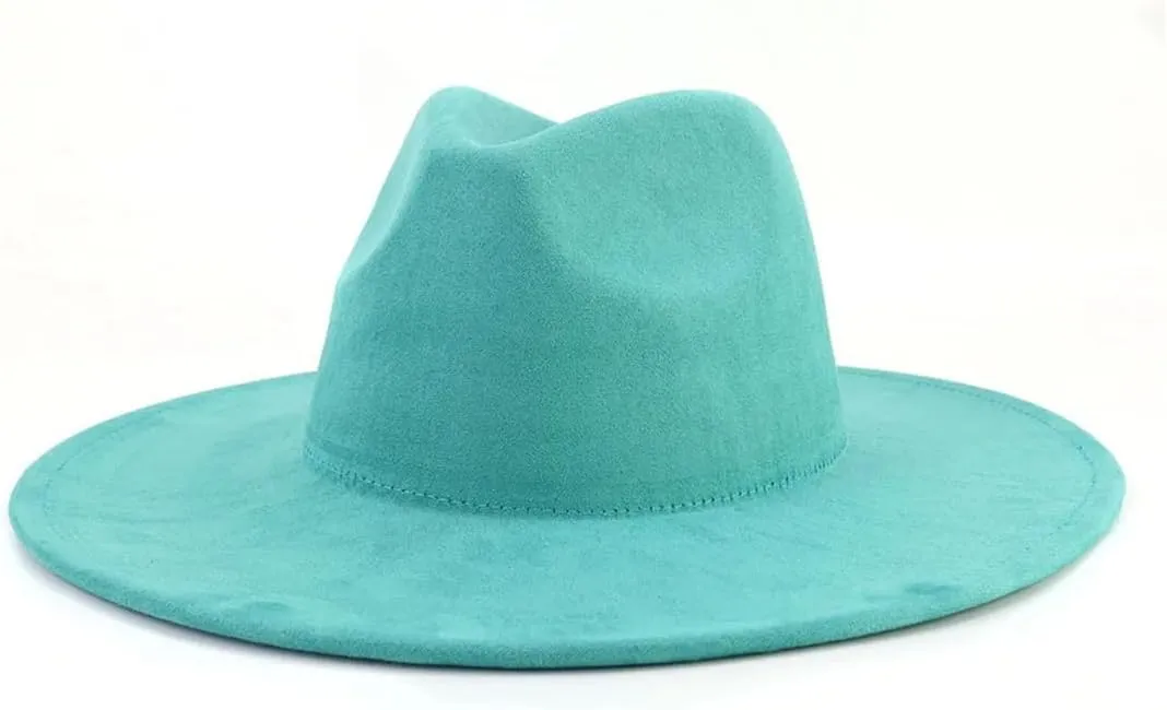 Hgvcfcv Men's and Women's Jazz Hat British Style Sombrero Hombre Fedora Hats for Women Fashionable