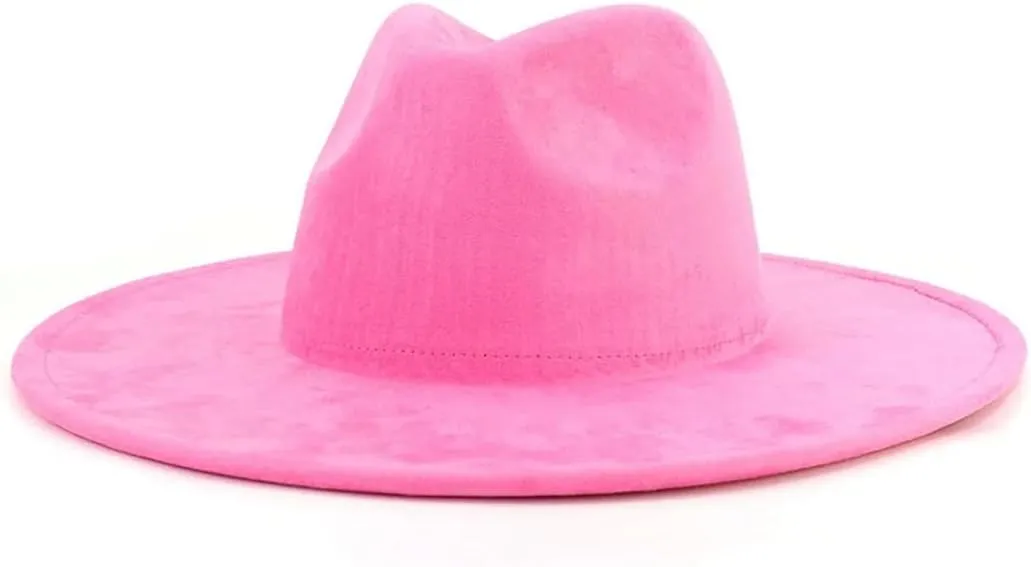 Hgvcfcv Men's and Women's Jazz Hat British Style Sombrero Hombre Fedora Hats for Women Fashionable