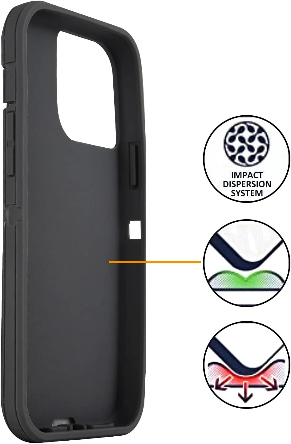 iPhone 15 Pro Holster Case (6.1") w 2 x Tempered Glass & Camera Screen Protectors, Military Grade Full Body Protection Shockproof/Dustproof/Drop Proof Rugged Defender Cover (Black)