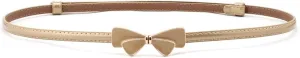 JSEIAJB Versatile Women's Thin Waistband Cowhide Decorative Belt Matched With Skirt Shirt Waist Chain Belt
