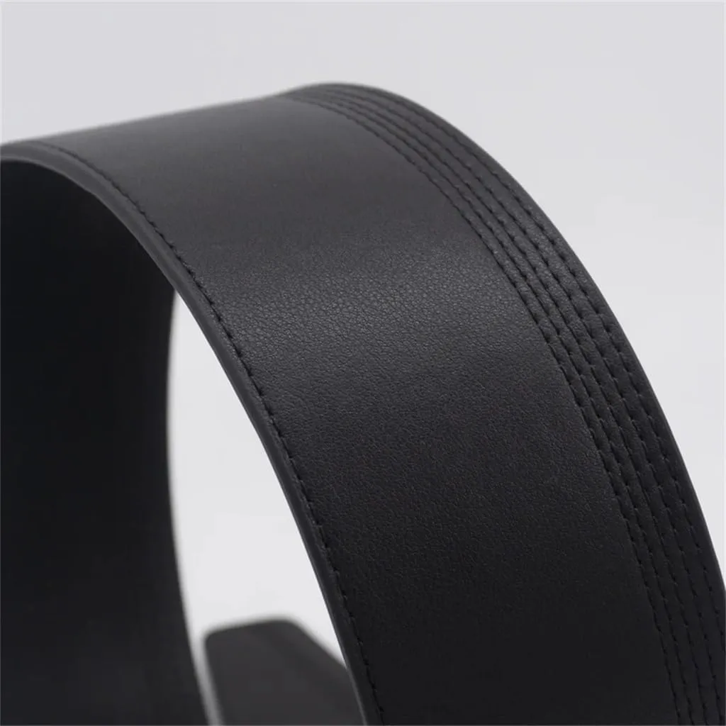 JSEIAJB Waist Women's Wide Leather Belt With Striped Embossed Decorative Dress Belt