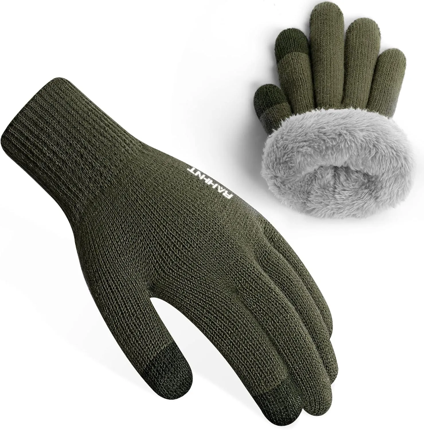 Kids Winter Gloves for Boys Girls Children Toddler Thermal Wool Knit Gloves with Insulated Fleece Lining Keep Hand Warm Gift