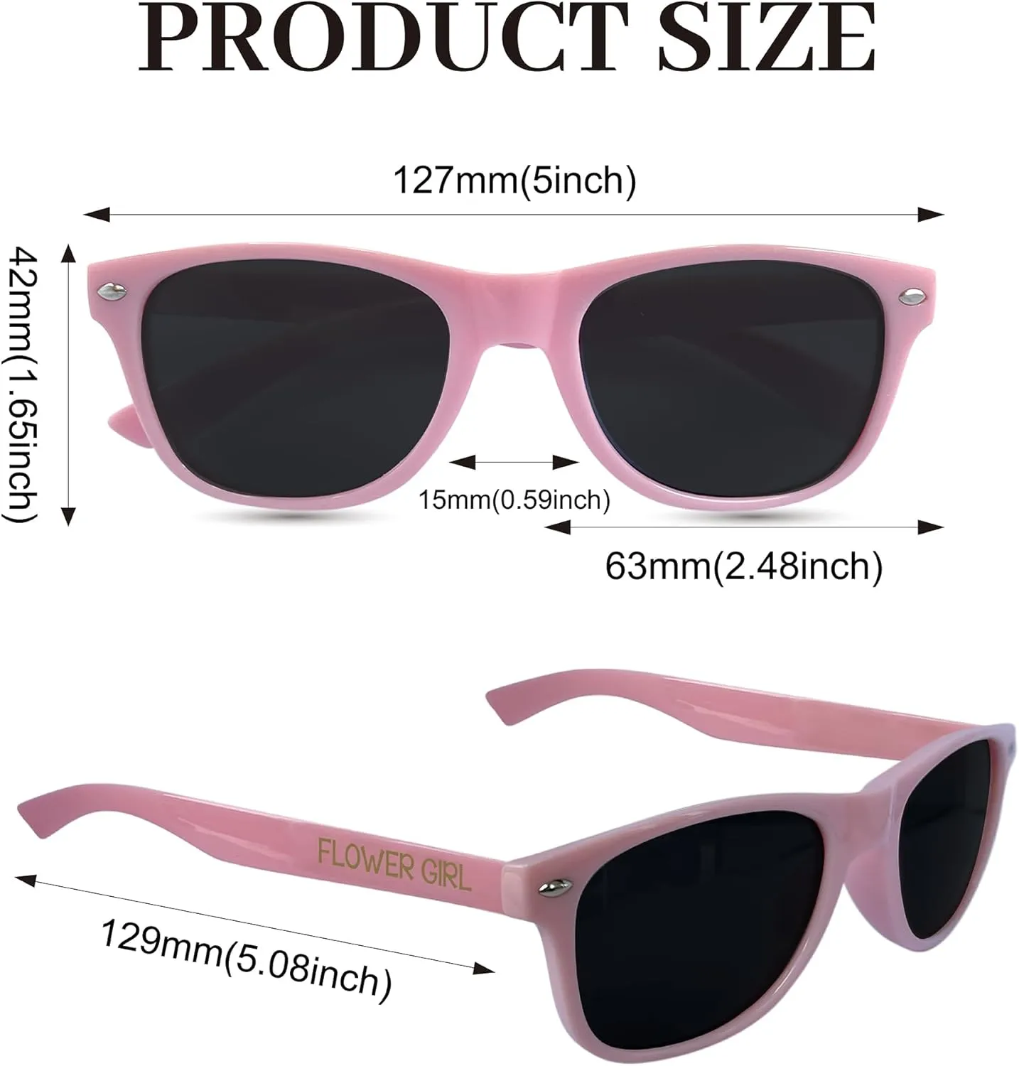LADY&HOME Ring Security & Ring Bearer Sunglasses,Ring Bearer/Ring Security Proposal,Wedding Favors Gift for Little Boys