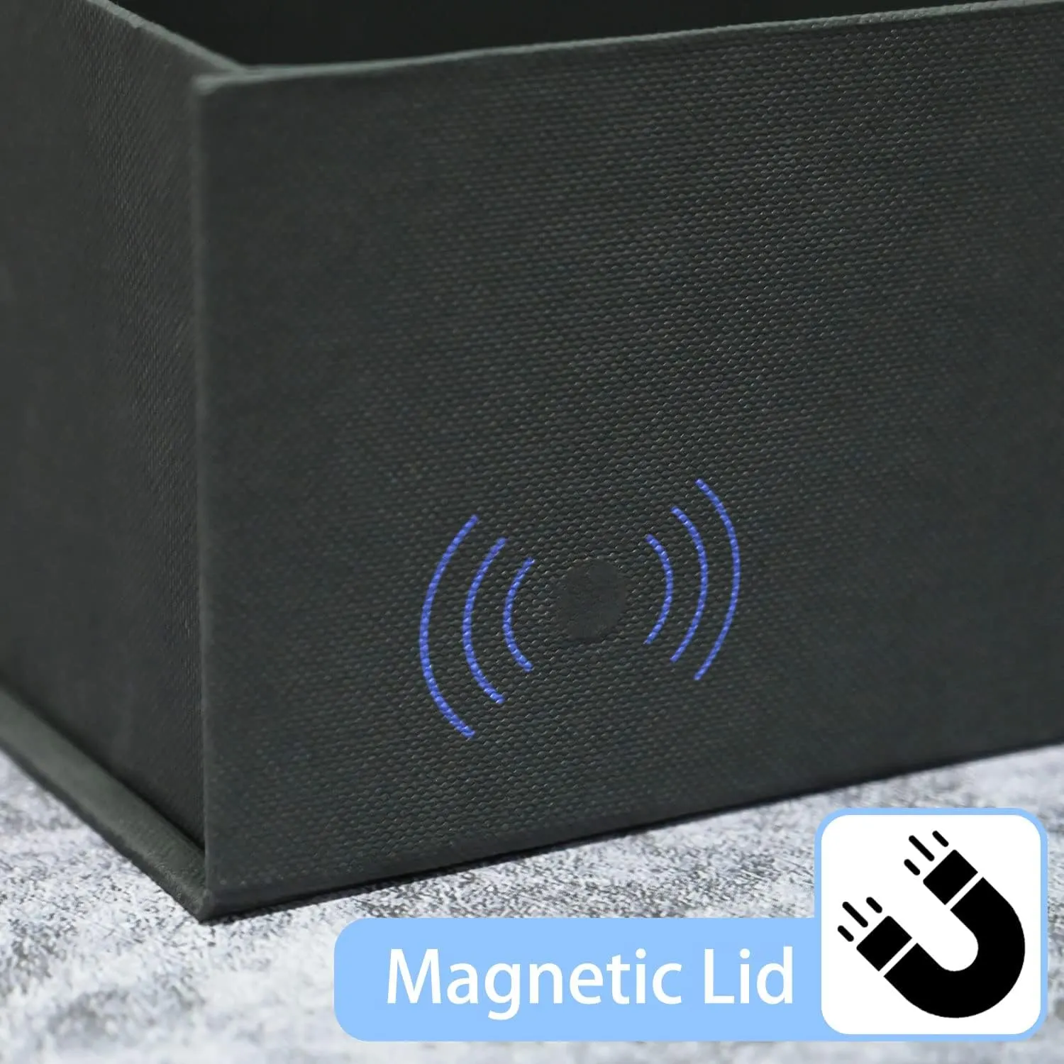 LIFELUM Gift Box 13.5''x10''x4'' Large Black Groomsmen Gifts Boxes with Magnetic Lids Birthday Luxury Gift Box for Men Groomsman Proposal Gifts Contains Card, Ribbon, Filler