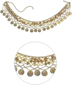 Loftus International Bollywood Gold Coin Adult Accessory Waistband Gold One Size Novelty Item