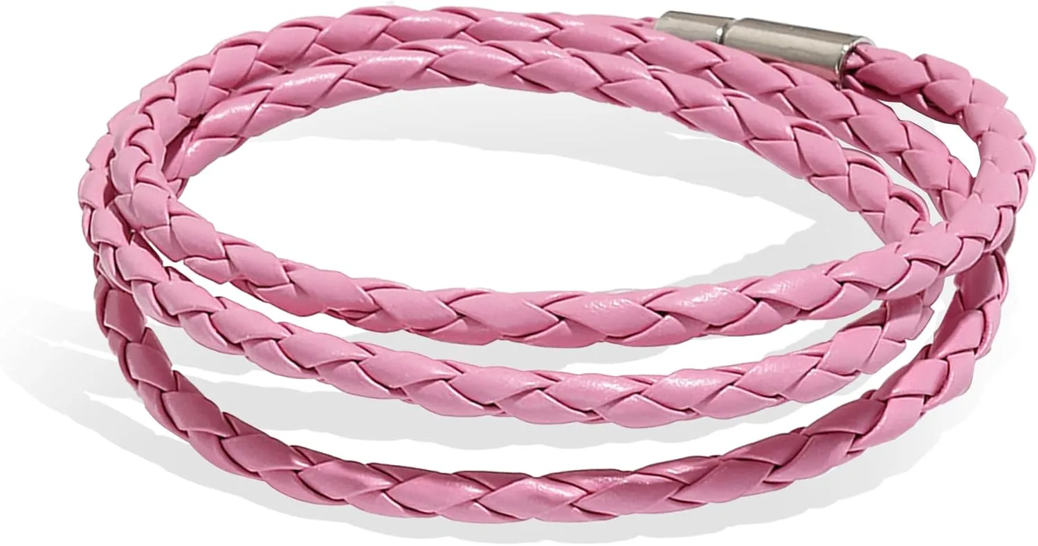 Long tiantian Leather Bracelets for Women Wrap Cuff Stackable Bracelets Boho Strand Braided Bracelet Western Jewelry for Women Birthday Gifts for Women