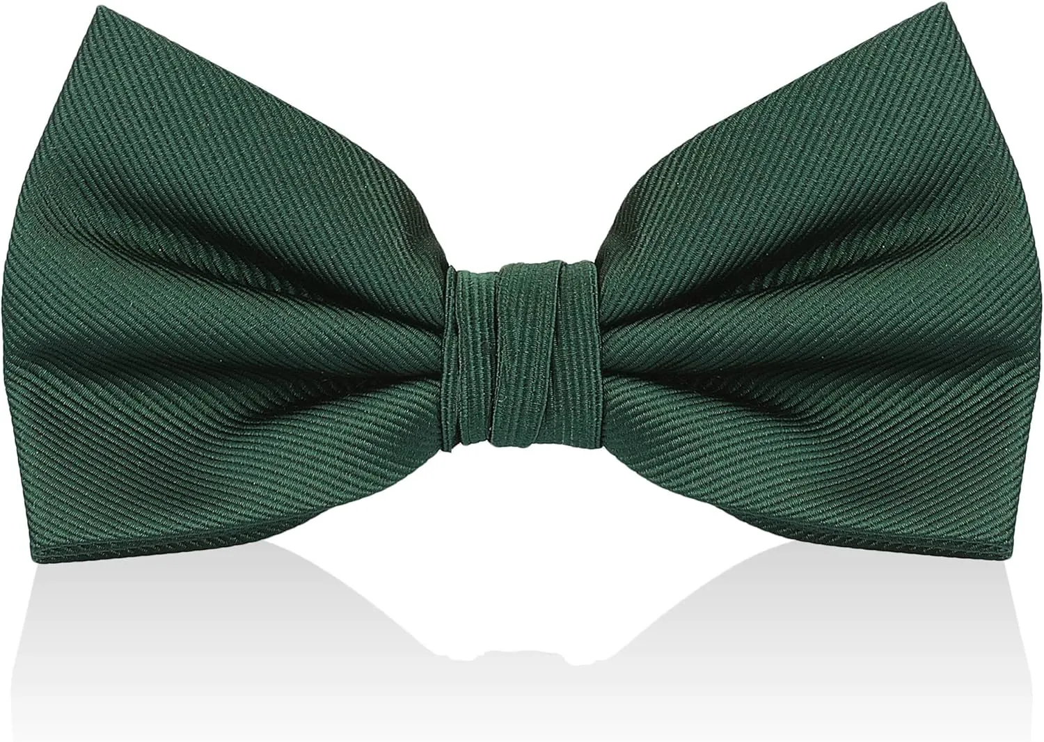 LUTHER PIKE SEATTLE Bow Ties For Men - Mens Woven Pre Tied Bowties, Bowtie Tuxedo Solid Color Formal Bow Tie for Costume
