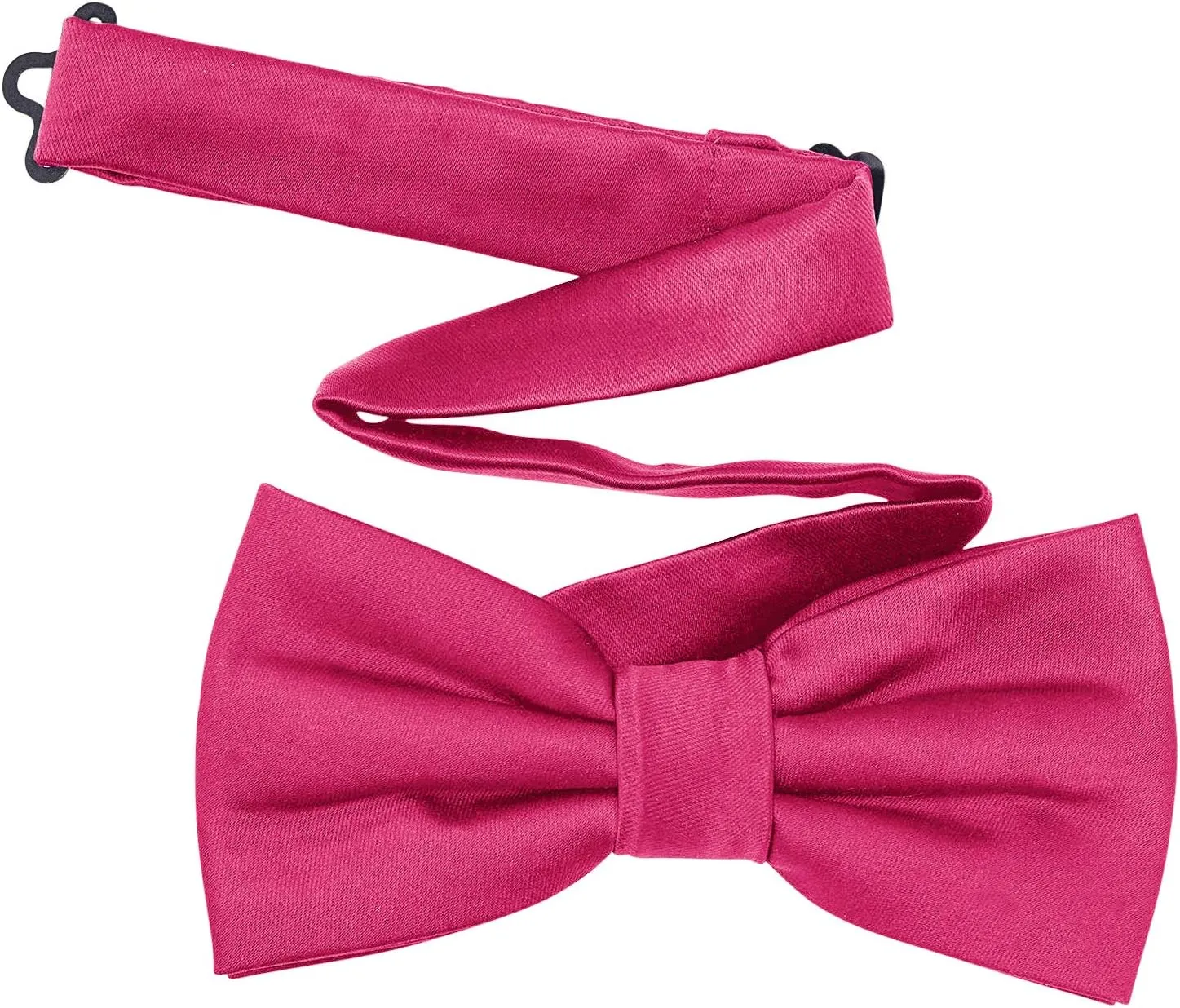 Men's Pre-Tied Satin Formal Tuxedo Bowtie Adjustable Length Satin Bow Tie