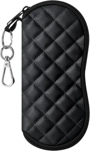 MoKo Sunglasses Soft Case Ultra Light Neoprene Zipper Eyeglass Case for Men Women