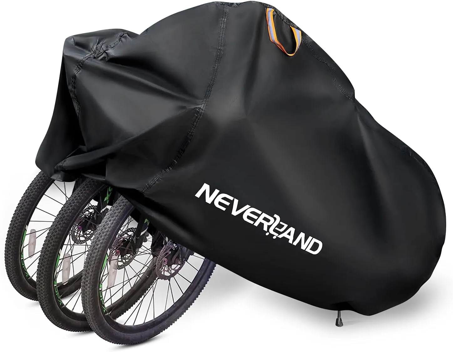 NEVERLAND Bike Cover Outdoor Waterproof Bicycle Covers Storage for 2 or 3 Bikes with Lock Hole Sun Rain Wind Dust Proof for Mountain Road Exercise Electric Hybrid Cruiser Bike