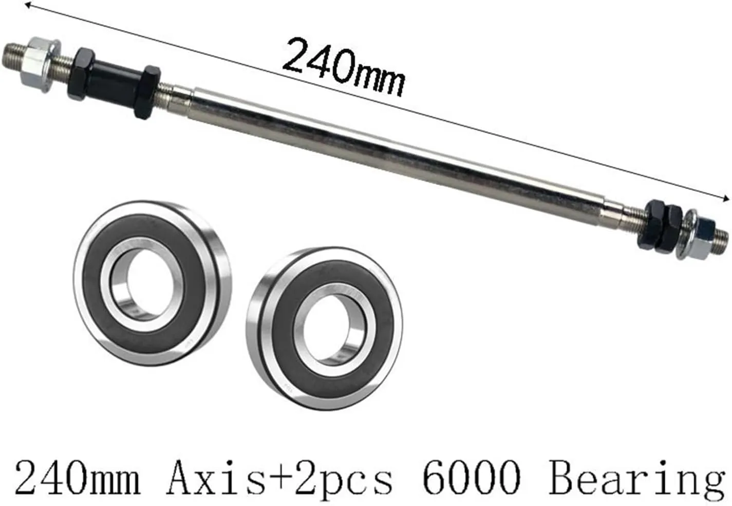 Quick Release hub Bike 240mm Lengthened Axle Mountain Bike Bicycle Hubs Rear Axle Snow Bike Freehub Rear Axle Bicycle Accessories Through axle vs Quick Release