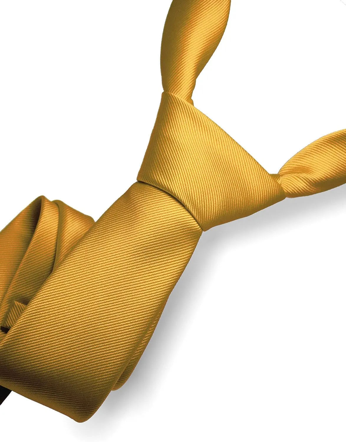 RBOCOTT Solid Color Tie Formal Necktie for Men