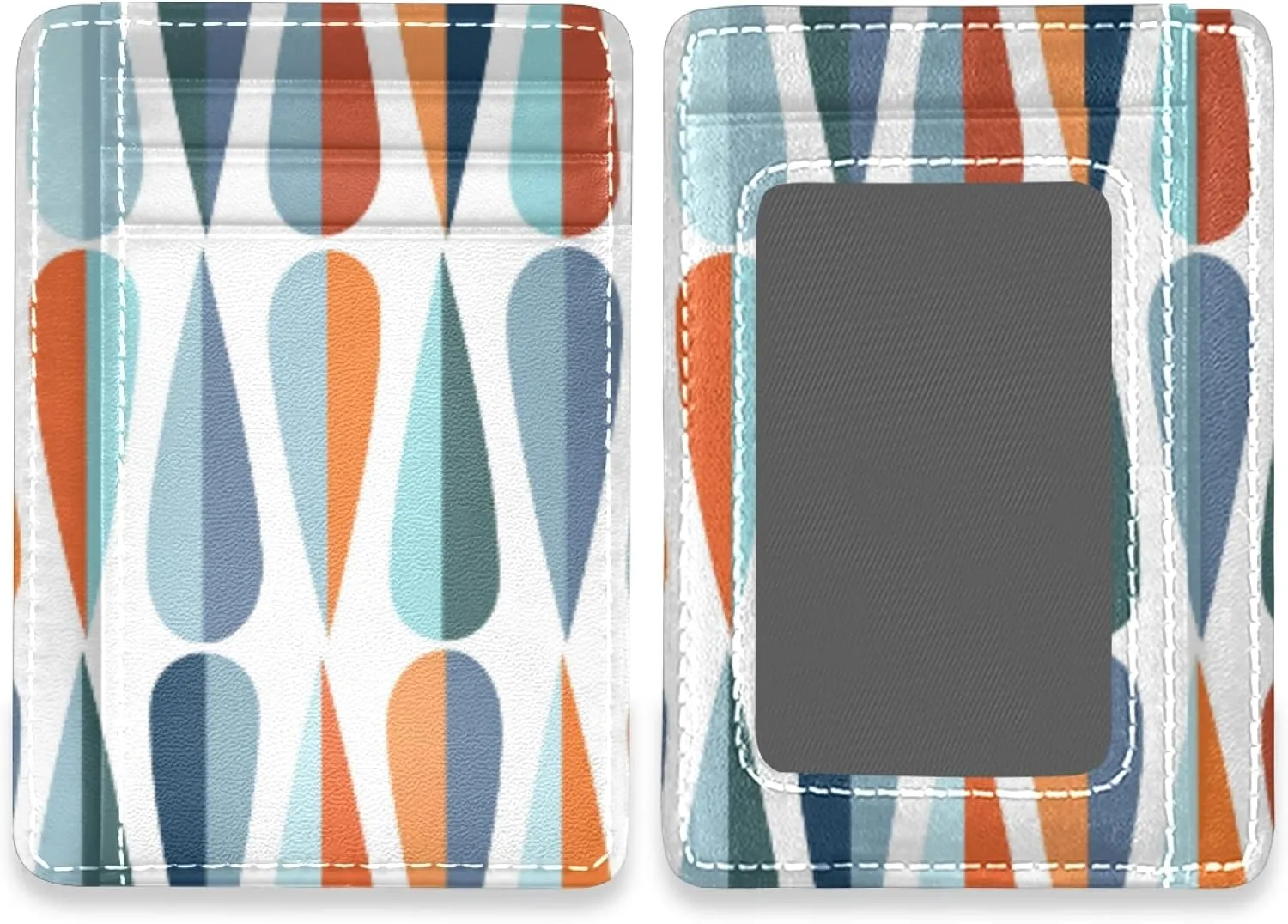 Slim Minimalist Wallet, Front Pocket RFID Blocking Leather Credit Card Holder