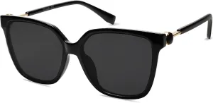 SOJOS Fashion Square Sunglasses for Women Trendy UV Protection Lens Womens Sunnies Sunglasses SJ2196
