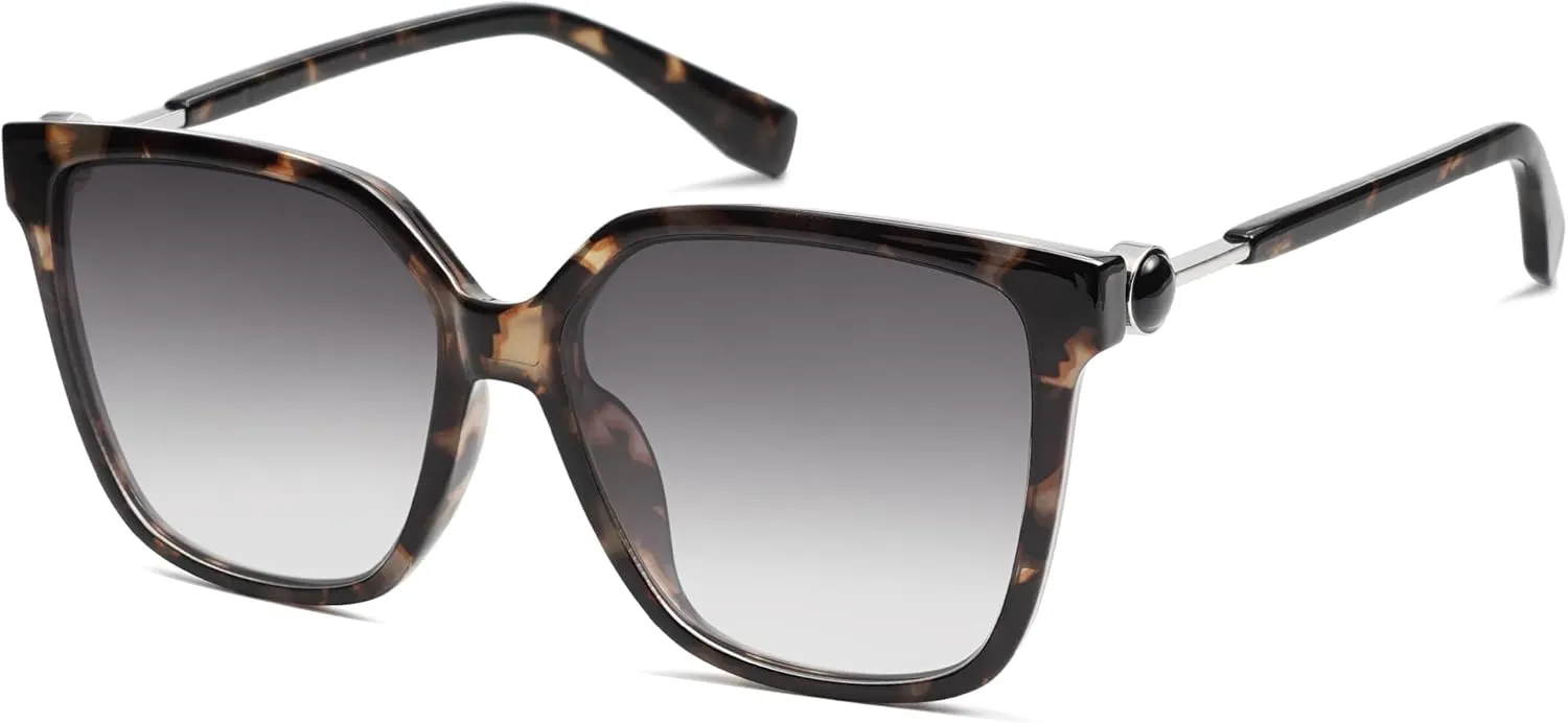 SOJOS Fashion Square Sunglasses for Women Trendy UV Protection Lens Womens Sunnies Sunglasses SJ2196