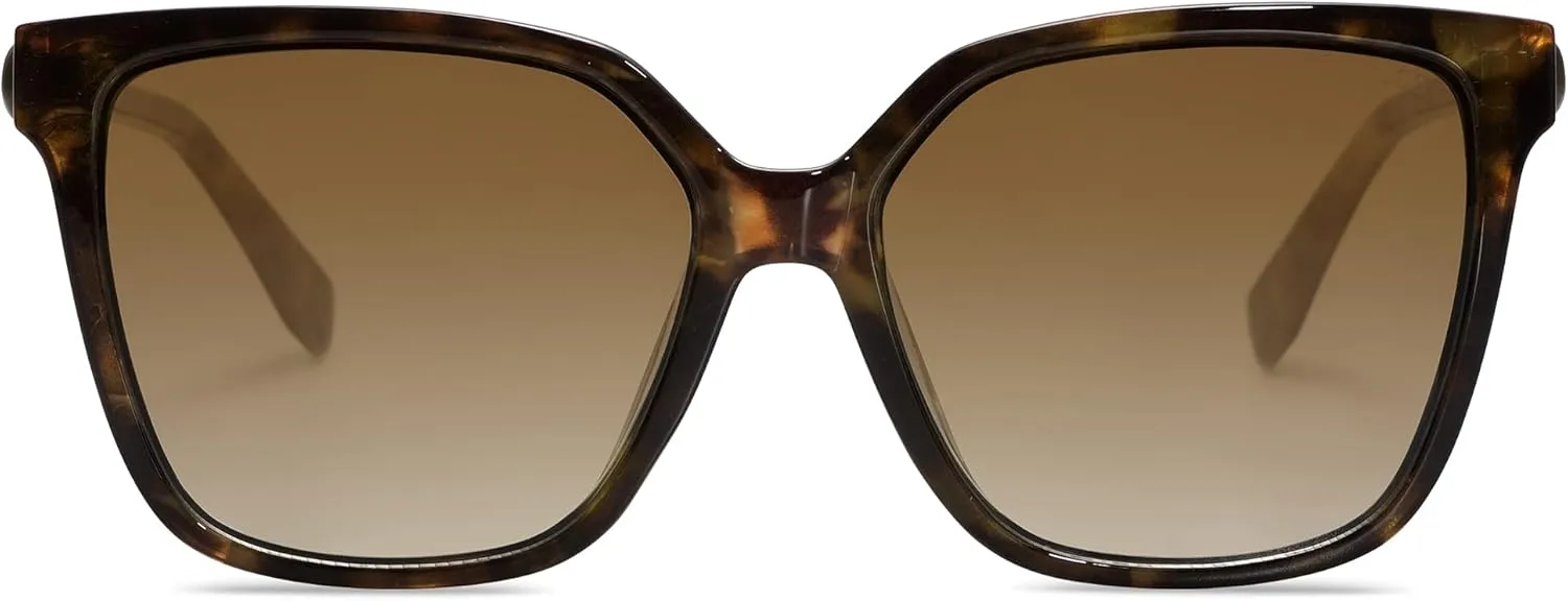 SOJOS Fashion Square Sunglasses for Women Trendy UV Protection Lens Womens Sunnies Sunglasses SJ2196