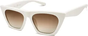 SOJOS Trendy Oversized Square Cateye Polarized Sunglasses Womens Big Frame Shades SJ2115