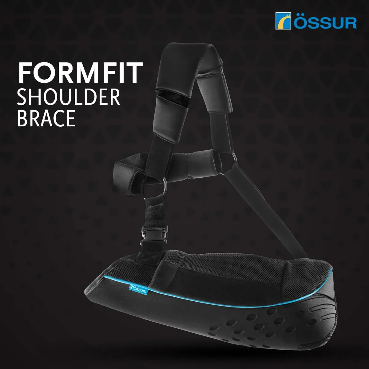 ssur Formfit Shoulder Brace with Abduction - Adjustable Support for Injury Recovery, Rotator Cuff, Labrum Tear, & Pain Relief - Orthopedic Solution for Men & Women - Shoulder Stabilizer (Large)