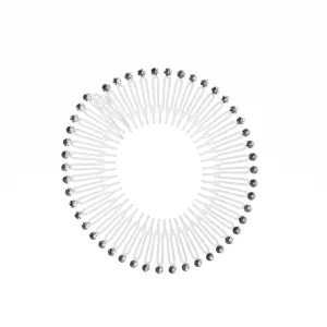 Suoirblss 10PCS Stretch Flexible Hair Combs Headband, White (Plastic), Tooth Hoop Comb Headband Hair Clips for Women