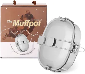 The Original MuffPot Exhaust Food Warmer for Motorsports Vehicles. Snowmobile, ATV, UTV, and Motorcycles