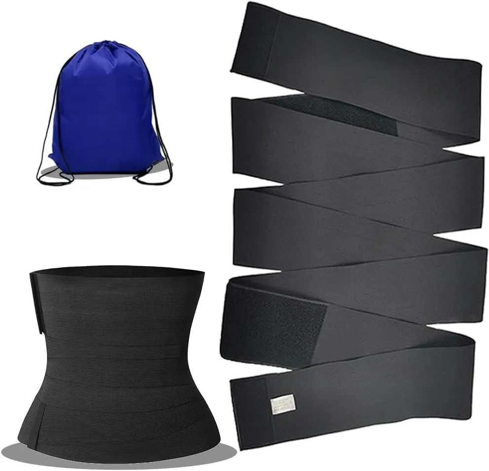 Waist Trainers for Women Belly Fat,2023 Upgraded Waist Trainer for Stomach Wrap,Non-Slip Sweat Band Waist Trainer